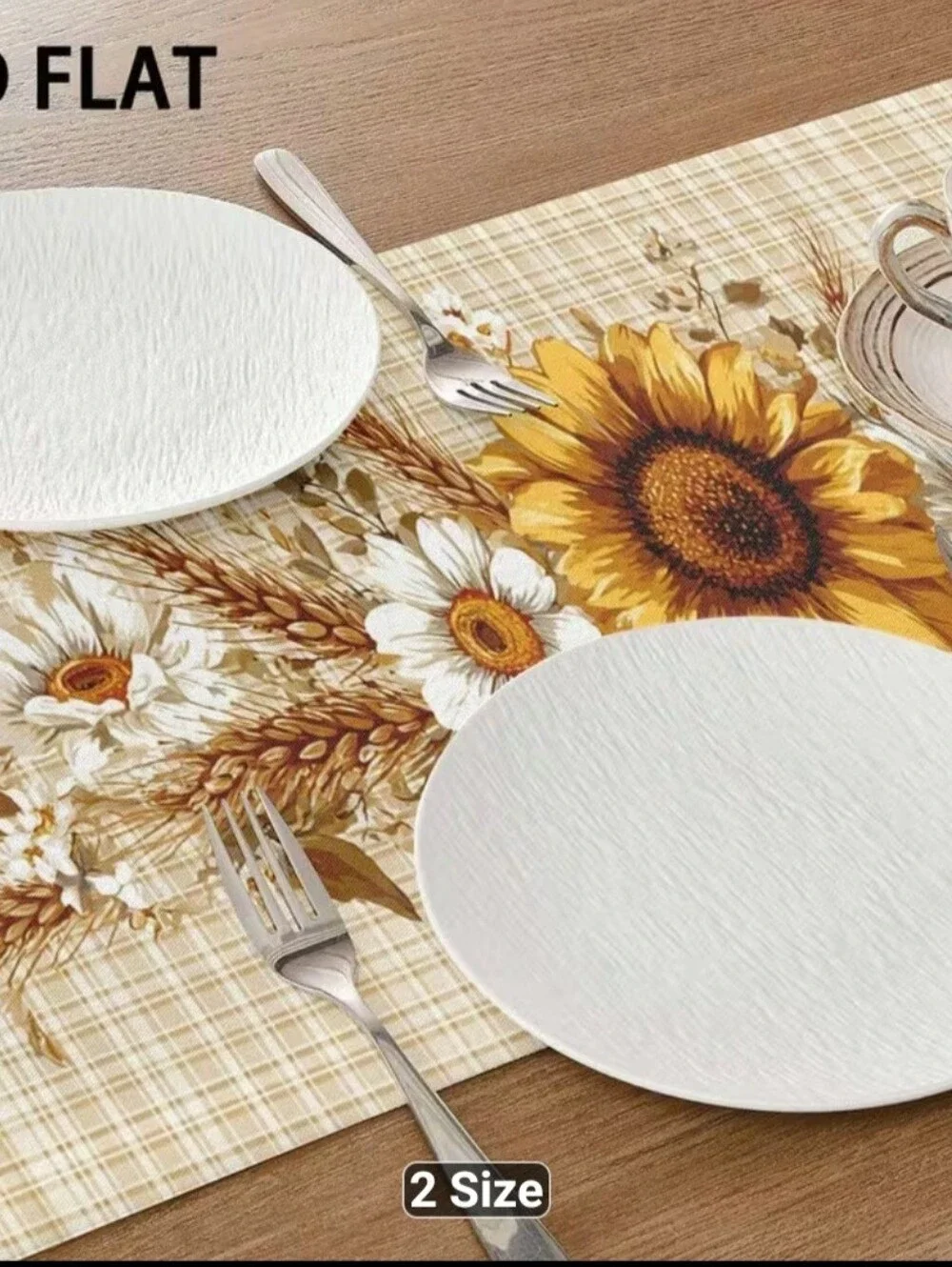 New Sunflower Floral Tablerunner 13x45 #1500-1501-192